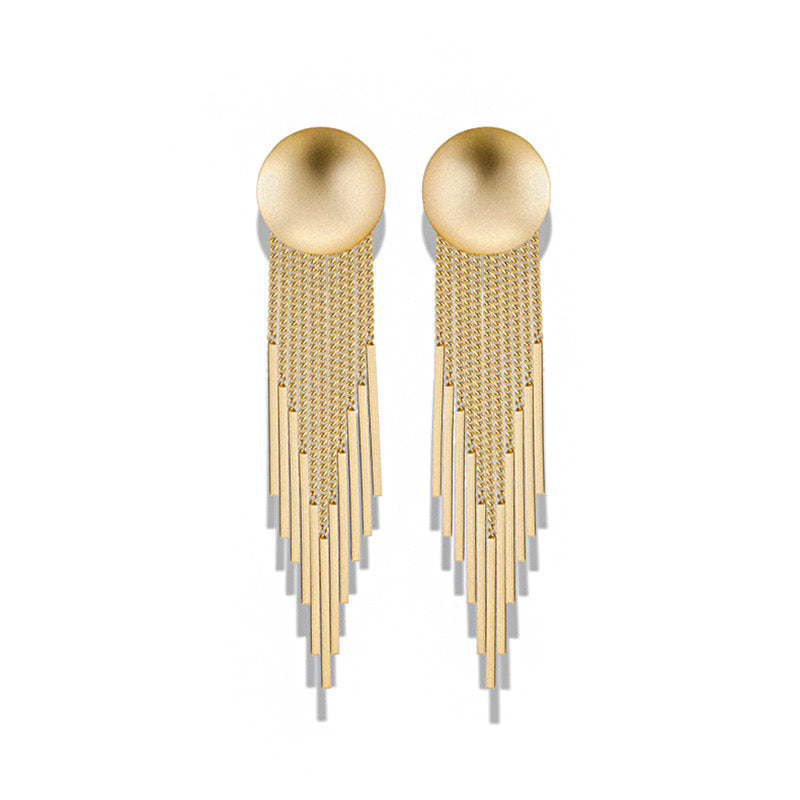 Luxury Long Tassel Earrings