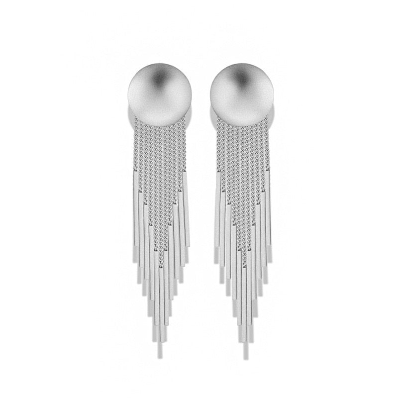 Luxury Long Tassel Earrings