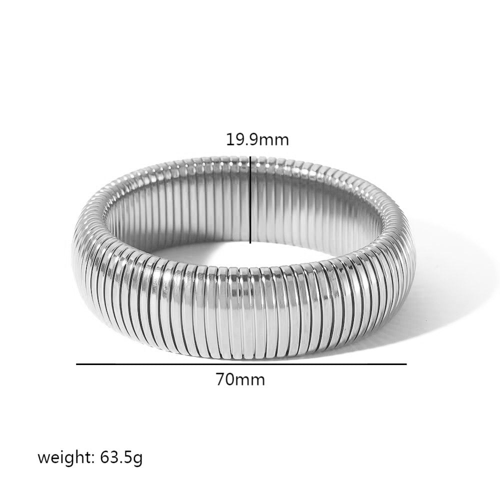 Elastic Stainless Steel Bracelet