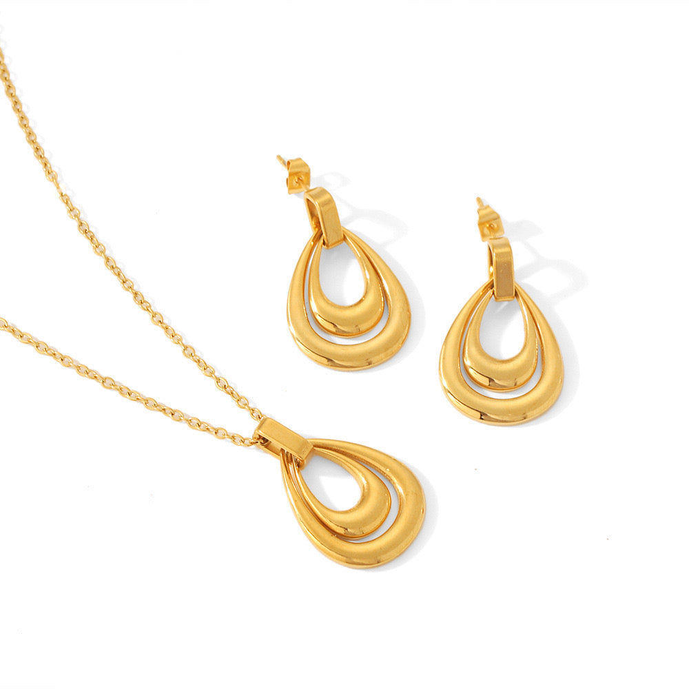 Teardrop Necklace & Earrings Sets