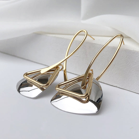 Triangle Retro Stub Earrings